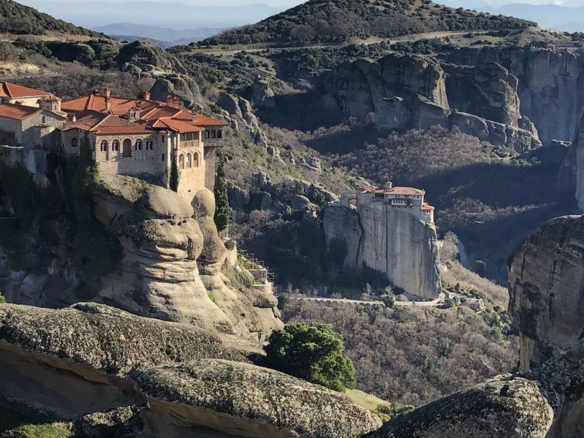 Meteora monastery landscape