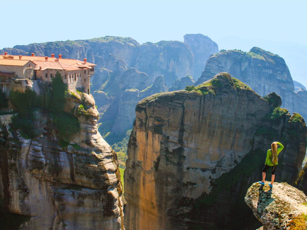 Meteora View and Monastery